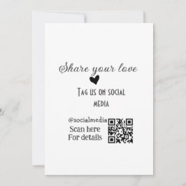 Tarjeta Festiva Compartir el análisis de amor código QR agregar de
