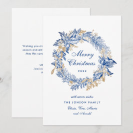 Tarjeta Festiva Composición de Navidades Neutrales Minimalistas de