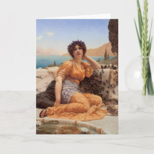 Tarjeta Festiva Con las violetas enrrolladas y el traje de la