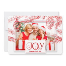 Con Navidades de Red Pines Joy Photo