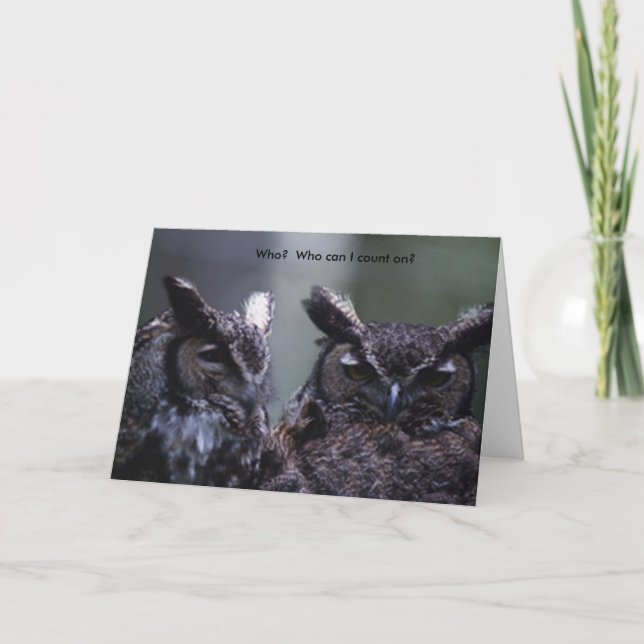 Tarjeta Festiva ¿Con quién puedo contar? (Anverso)