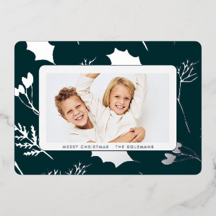 TARJETA FESTIVA CON RELIEVE METALIZADO 