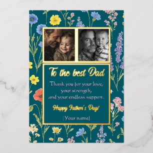 TARJETA FESTIVA CON RELIEVE METALIZADO