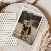 1 Guión manuscrito fotográfico Feliz Navidad