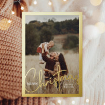 1 Guión manuscrito fotográfico Feliz Navidad