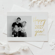 2026 Feliz Año Nuevo con letra moderna