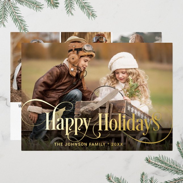 Tarjeta Festiva Con Relieve Metalizado 4 FOTOS Sencillamente Elegantes Navidades Sparkle  (Subido por el creador)