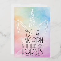 Afirmación de Unicornio de Rainbow Pastel