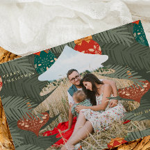 Árbol de fotos de navidades con texto de Relieve m