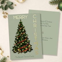 Árbol de Navidad Minimalista Feliz Navidad Jade &