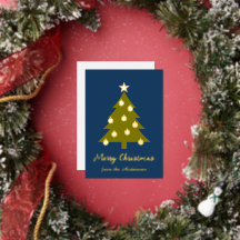 Árbol gráfico de Navidad con papel de aluminio