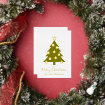 Árbol gráfico de Navidad con papel de aluminio