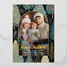Arco de Foto de Navidad Personalizado Bosque Moder