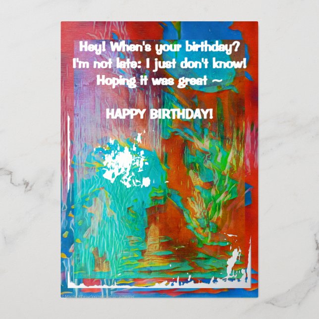 TARJETA FESTIVA CON RELIEVE METALIZADO "CARDS BY MAGHIE" #CARDSBYMAGHIE CARDSBYMAGHIE.COM (Anverso)