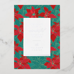 Tarjeta Festiva Con Relieve Metalizado DESEÁNDOLE UNAS FELICES FIESTAS   Agrega tu foto