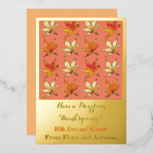 Día de Acción de Gracias Caprichoso Otoño Deslumbr