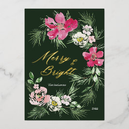 Tarjeta Festiva Con Relieve Metalizado Diseño de guiones modernos y luminosos