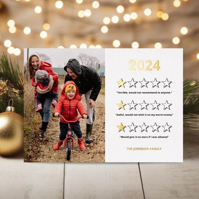 Tarjeta Festiva Con Relieve Metalizado Divertida. No recomiendo 2024 (Subido por el creador)