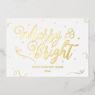 Tarjeta Festiva Con Relieve Metalizado Elegante tarjeta de Relieve metalizado de la compa