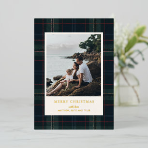 Tarjeta Festiva Con Relieve Metalizado Elegantes Navidades de fotografía de la Marina azu