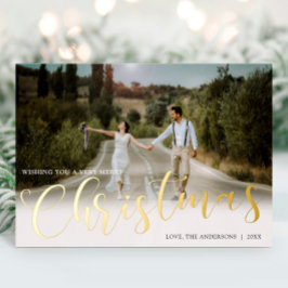 Tarjeta Festiva Con Relieve Metalizado Elegantes Navidades de fotografía de Relieve metal