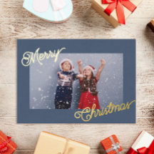 Elegantes Navidades de fotografía Personalizados d