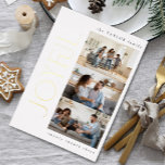 Tarjeta Festiva Con Relieve Metalizado Familia Joven Moderna Sencilla 3 Navidades Oro<br><div class="desc">Dejemos pasar unas cartas navideñas ingeniosas este año y optemos por algo más significativo y memorable, para reflejar su espíritu elegante esta temporada navideña. Con un estilo crudo y minimalista, esta tarjeta de vacaciones de fotos en blanco y negro destaca gracias a su audaz y hermosa tipografía moderna en Relieve...</div>