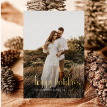 Felices Fiestas Familiares Modernas Foto Cuadro de