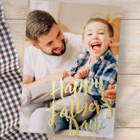 Feliz Día del Padre Simple Moderno Foto Personaliz