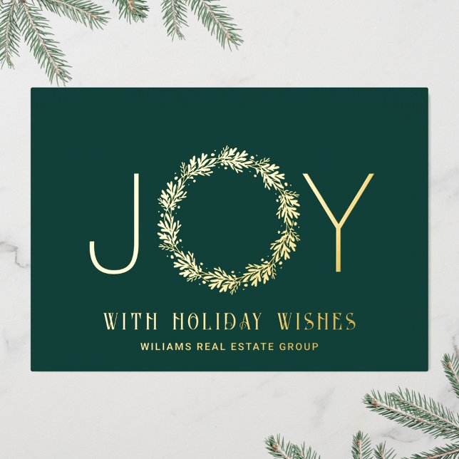 Tarjeta Festiva Con Relieve Metalizado Feliz Navidad Corporativa Greeuse Gold (Subido por el creador)