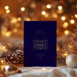 Tarjeta Festiva Con Relieve Metalizado Feliz navidad y Moda estilo oro<br><div class="desc">Perfecto para compartir con amigos,  familiares y colegas,  el diseño elegante y la paleta de colores moderna lo convierten en el lugar ideal para aquellos que aprecian la moda y el estilo refinado. Añada un toque memorable y festivo a sus deseos de temporada con esta tarjeta de vacaciones intemporal.</div>