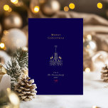 Tarjeta Festiva Con Relieve Metalizado Feliz navidad y oro estilo<br><div class="desc">Perfecto para compartir con amigos,  familiares y colegas,  el diseño elegante y la paleta de colores moderna lo convierten en el lugar ideal para aquellos que aprecian la moda y el estilo refinado. Añada un toque memorable y festivo a sus deseos de temporada con esta tarjeta de vacaciones intemporal.</div>