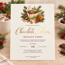Fiesta de Chocolate Caliente de Navidad Chocolate