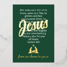 FOR UNTO US JESUS Christmas