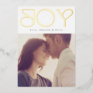Tarjeta Festiva Con Relieve Metalizado Foto de Navidades de GOLD JOY en la actualidad