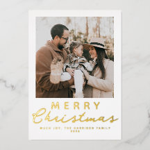 Foto elegante de Navidad con lámina moderna