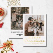 Foto elegante de Navidad con lámina moderna