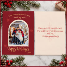 Foto familiar personalizada Navidades vintage