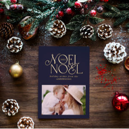 Tarjeta Festiva Con Relieve Metalizado Fotografía geométrica de los Navidades noel brilla