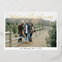 Fotos clásicas Saludo Feliz Navidad con guión de o