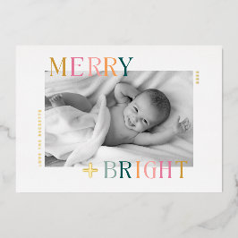 Tarjeta Festiva Con Relieve Metalizado Fotos De Navidades De Colorido Brillante Y Feliz