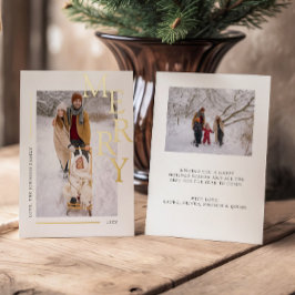 Tarjeta Festiva Con Relieve Metalizado Fotos más modernas saludos navideños