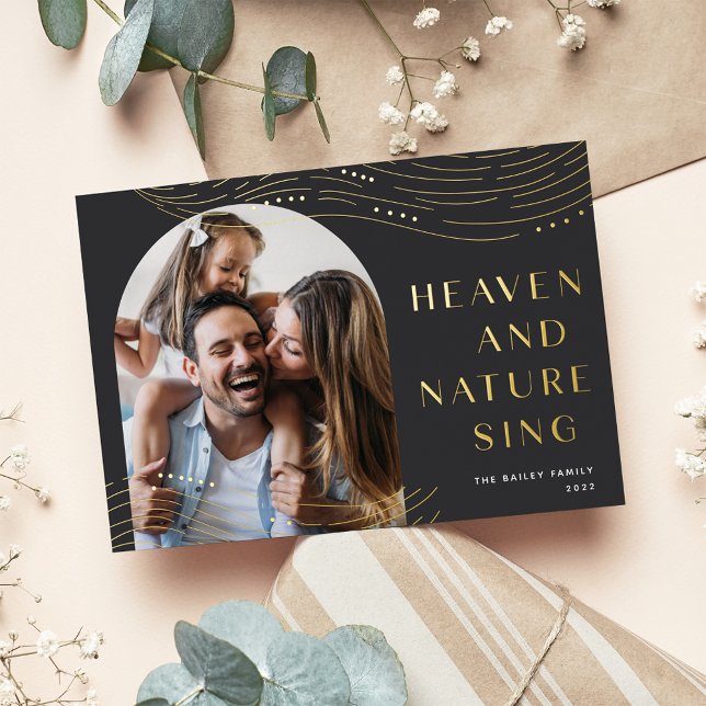 Tarjeta Festiva Con Relieve Metalizado Invernadero | Foto Arch (Subido por el creador)