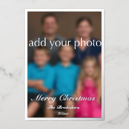 Tarjeta Festiva Con Relieve Metalizado John 3:16 Elegante Navidades de fotografía de vege