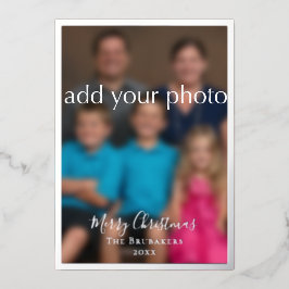 Tarjeta Festiva Con Relieve Metalizado John 3:16 Elegante Navidades de fotografía de vege