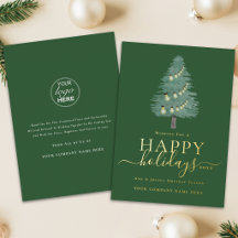 Logotipo Corporativo Felices Fiestas Árbol de Navi
