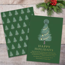 Logotipo Corporativo Felices Fiestas Árbol de Navi