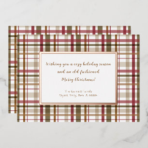 Tarjeta Festiva Con Relieve Metalizado Los viejos Navidades de moda