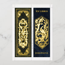 Marcapáginas personalizado con nombre real en hoja