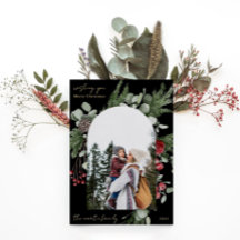 Marco de Botánica de Invierno Dos Fotos Navidad Ne